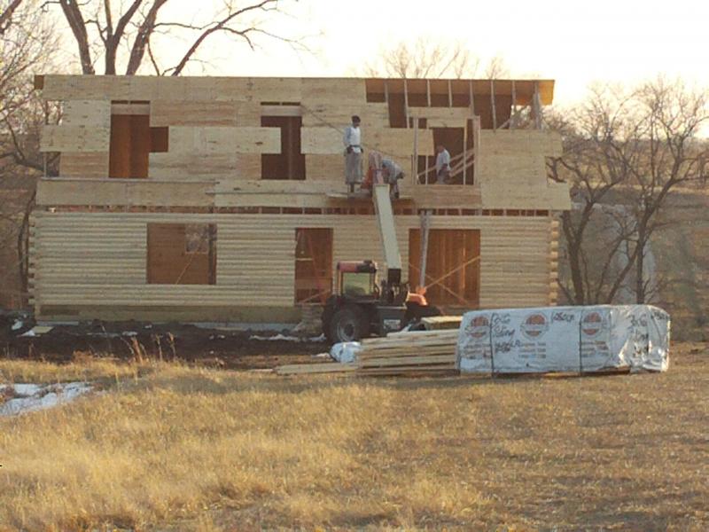 The sheeting is almost done