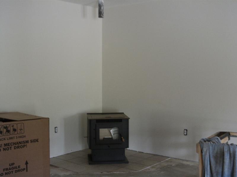 basement pellet stove